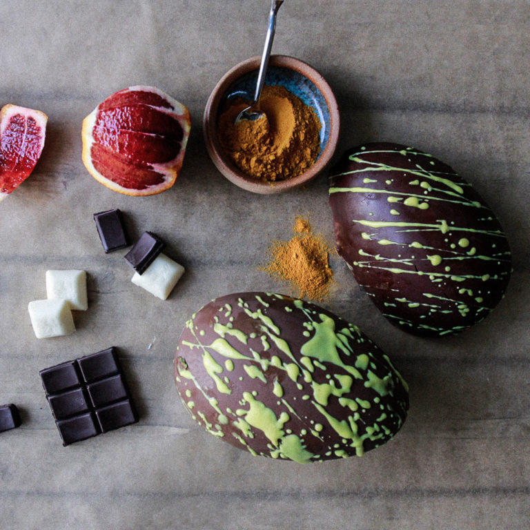 Orange Chocolate Easter Eggs Fruitful Day Blog