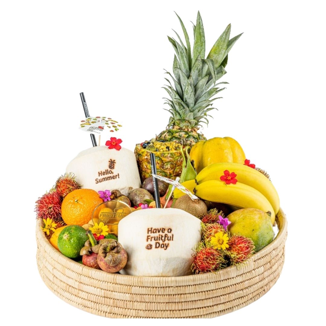 Tropical Tribe Basket - 40 cm basket