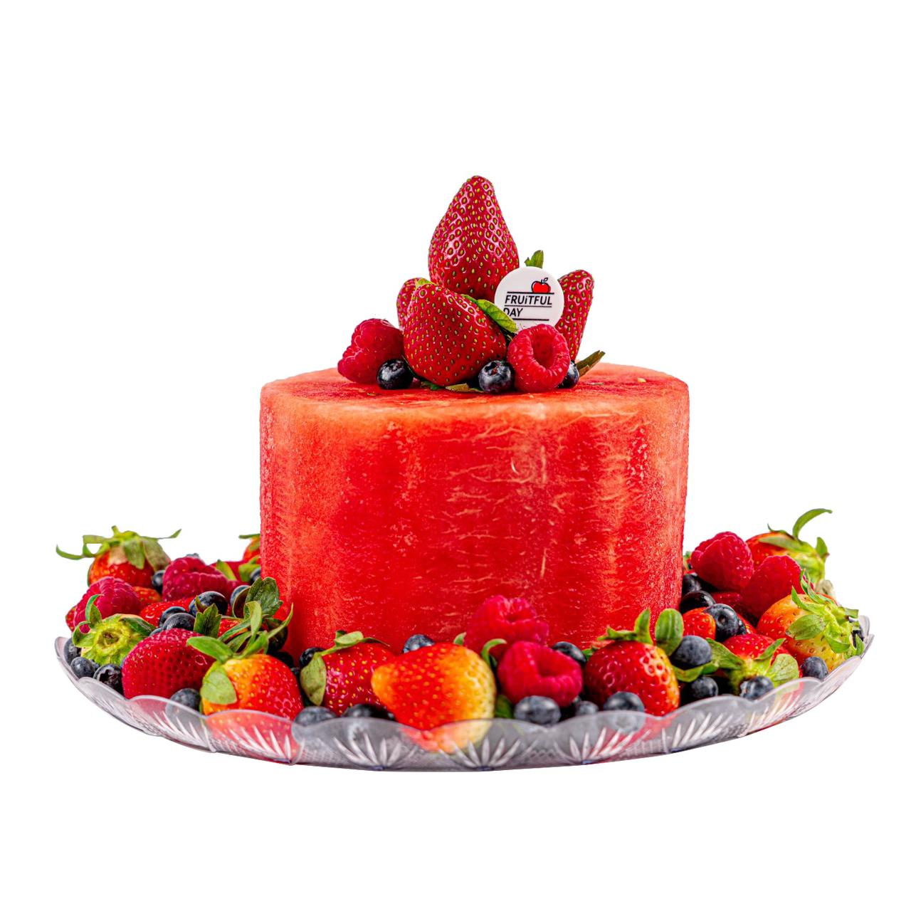 Berry Cake 1 Tier - 30 cm Transparent
