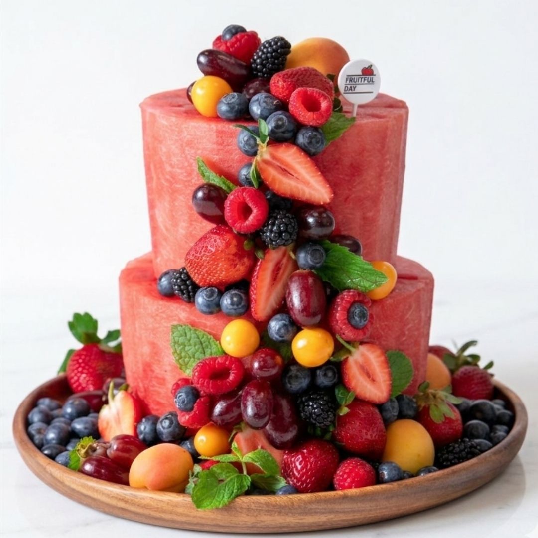 2 Tier Luxury Cake