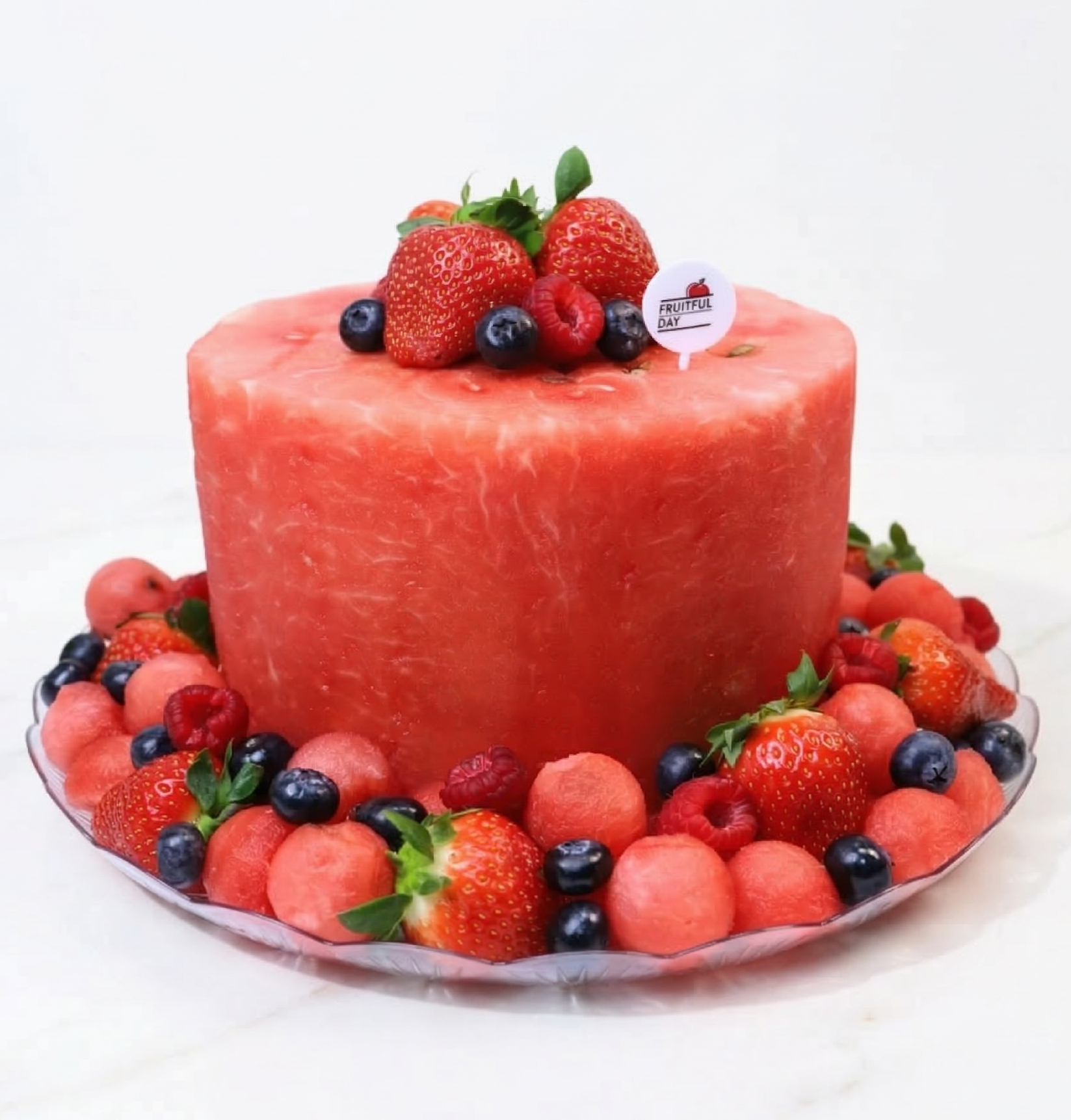 1 Tier Berry Cake