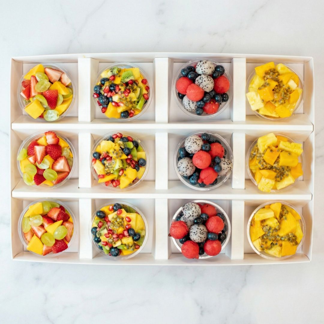 Premium Fruit Cup Selection (12 Pack)